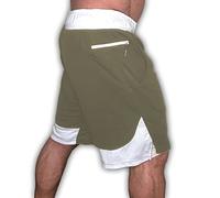 RLKHXBS Shorts Running Shorts Men 2 in 1 Sports Jogging Fitness Shorts Training Quick Dry Mens Gym Men Shorts