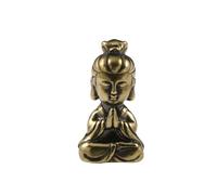 RLKHXBS solid brass Guanyin small ornament, 's copper pendant, ware handmade antique bronze Buddha statue