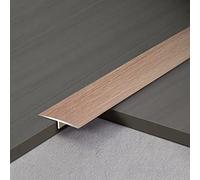 RLKHXBS T Molding Floor Transition Strip, Doorway Flooring Reducer for Large Small Flat Chink Crack Crevice Gap Seam Fissure Slit Slot Aperture Leakgap, with Wood Grain Effect