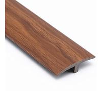 RLKHXBS T Moulding PVC Transition Strip for Vinyl Wood Floors, Flat T Section Flooring Transitions Bar for Carpet Tile Countertop Edging, 0.9m/1m/1.1m/1.2m/1.4m/1.5m