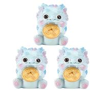 RLKHXBS Tabletop 3pcs Fortune Gifts Wealth Cake Tv Miniature Prosperity Xiu New Adornment Qilin Shui Porsperity Holiday Table Lovely Kylin Crafts Decorative Decoration Year