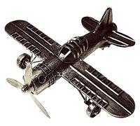 RLKHXBS Tabletop Abstract Desk Decorations Statue,Wrought Iron Airplane Model Small Ornaments Living Porch Tv Cabinet Ornaments Crafts
