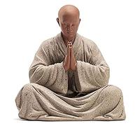 RLKHXBS Tabletop Buddha Statuette Zen Buddha Little Monk Ornaments Table Monk Figurine Decoration