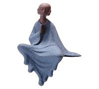 RLKHXBS Tabletop Ceramic Furnishing Desktop Decoration Cute Little Monk Buddha Statue Living Room Desktop Decoration Gift Statue