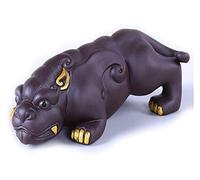 RLKHXBS Tabletop Chinese/PiYao Purple Clay/Zisha Statues for and Decoration Handmade Best Gift Attract Wealth and Good Luck Statues
