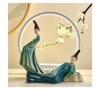 RLKHXBS Tabletop Chinese Style Antique Decorations, Chinese Style Furnishings, Living Room TV Cabinet Decorations, Gifts Statue of Wealth Statues