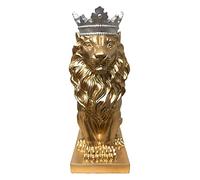 RLKHXBS Tabletop Decor Accents,Lion Resin Statues Resin Model Crafts Animal Decoration