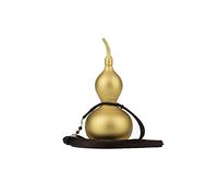 RLKHXBS Tabletop Decor Brass Cucurbit, Good Luck Gourd for Wealth Peaceful Copper Statue Figure Gourd Decoration, 10cm 18cm 28cm Statue Decoration