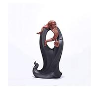 RLKHXBS Tabletop Decor Desktop Decoration Statue Creative Retro Ceramic Figure Zen Ornaments Living Room Bookcase Desktop Accessories Statue Decoration