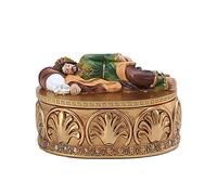 RLKHXBS Tabletop Decor Jewelry Box Collection Desktop Catholic Sleeping Saint Statue Decor Resin Craft Figurine Small Dresser Statue Decoration