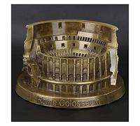 RLKHXBS Tabletop Decor Statue Rome Coliseum Model, Vintage Miniature R? Mische Colosseum Statue Artificial World Famous Geb? UDE Office Arts Desktop Decor