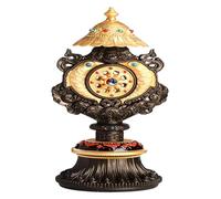 RLKHXBS Tabletop Decoration Alloy Crafts Tibetan Buddhist Decoration, Tantra Gold-Plated Decoration Buddhist Buddha Hall for Table Decoration Enshrine,M
