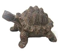 RLKHXBS Tabletop Family Ornament Pure Copper Turtle Statue Bronze Tortoise Statuette Brass Reptile Figurine Decor Indoor Desktop Lucky Feng Shui Tea Pet
