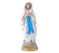 RLKHXBS Tabletop Figurine Gifts Mary Holding Jesus Religious Statue Mary Mother of God Desktop Garden Resin Statue Holy Jesus Catholic Religious Gift for Church Al