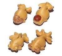 RLKHXBS Tabletop Fish Statue Wealth Lucky Goldfish Figurine Decor Gift Office Living Room Decoration Best Gift