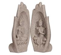 RLKHXBS Tabletop For Home & Kitchen Collectible Figurines Statues s Statues Collectible Figurines Zen Buddha Hand New Creative Art Home Decoration Shelf Decoration Porch Livin
