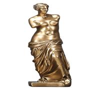 RLKHXBS Tabletop Goddess Statue Nordic Light Broken arm Goddess Character Statue Resin Crafts Decoration, for Your Living Room Office Decorations,Brass
