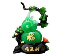 RLKHXBS Tabletop Gourd Decoration Lucky Chinese Wu Lou Decoration Room Wine Cabinet TV Cabinet Decoration Crafts Business Gifts Statue