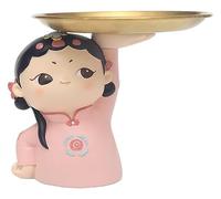 RLKHXBS Tabletop Key to China-Chic Peking Opera to Store The Porch Decorations, Creative Decorations, Entrance Gifts Statue of Wealth Statues