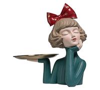 RLKHXBS Tabletop Light Luxury Personality Girl Desktop Room Key Storage Desktop Statue