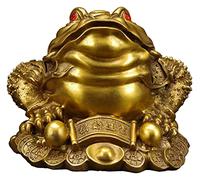 RLKHXBS Tabletop Money Frog Money Toad Statue Decoration Attract Wealth Toad Lucky Wealth Frog Store Opening Gift Office Decoration Good Lucky Gift Statue