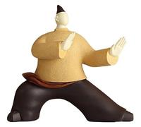 RLKHXBS Tabletop New Kung Fu Tai Chi Portrait Living Room TV Cabinet, Porch Wine Cabinet, Handicraft Decoration Statue of Wealth Statues