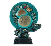 RLKHXBS Tabletop Office Figurine Décor Figurine Creative Lucky Decorations Furnishings Room Layout Retro Objects Decorations Wealthy Furnishings Handicrafts Collectible s