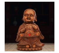 RLKHXBS Tabletop Resin Buddha Statue of Tea car Table Decoration Ornament Ornaments Decor Garden Ornaments Indoor or Outdoor Feng Shui Meditation Figurines, Piggy Bank,Fiscal