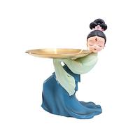 RLKHXBS Tabletop Retro Porch Key Tray Storage Large Decoration Living Room Coffee Table Tabletop Decoration TV Cabinet Decoration Statue of Wealth Statues