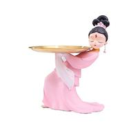 RLKHXBS Tabletop Retro Porch Key Tray Storage Large Decoration Living Room Coffee Table Tabletop Decoration TV Cabinet Decoration Statue of Wealth Statues