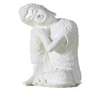RLKHXBS Tabletop Southeast Asia Sleeping Buddha Statue Resin Imitation Bronze Crafts Desktop Ornament Vintage Decor Monk