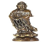 RLKHXBS Tabletop Statue Figurine Quan Yin on Pedestal Goddess of Mercy Guan Yin Buddhist Ornament, Decoration Gift for Office,B