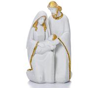 RLKHXBS Tabletop Statue Resin Mary Statue Nativity Statuette Holy Family Religious Catholic Ornament Car Office Decoration Gift