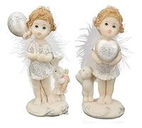 RLKHXBS Tabletop Statues s Outdoor Decor Garden,Figurine Feng Shui Guardian Angel Statue Ornaments Gift Office Decoration Stone