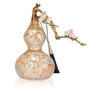 RLKHXBS Tabletop Wealth Calabash Decoration Wu Lou Living Room Entrance Wine Cabinet Housewarming Opening Gift Lucky Decoration Exquisite Artwork Decor