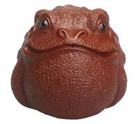 RLKHXBS Tabletop Wealth Money Toad Statue Money Frog for Cash Register Office Desk Store Opening Gift Car Dashboard Decoration Money Toad Statue Decor