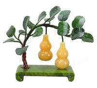 RLKHXBS Tabletop Wealth Natural Topaz Stone Gourd Decoration On The Fifth Floor Auspicious Living Room Decoration High-end Creative Gifts Symbolize Health Decor