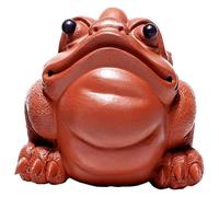 RLKHXBS Tabletop Wealth Three Legged Wealth Frog Money Toad Statue Attract Wealth and Good Luck Decor Car Dashboard Decoration Good Luck Gift Decor