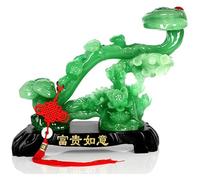RLKHXBS Tabletop Wealthy Fortune Decoration Living Room New House Gifts Opening Celebration Gift,Jade