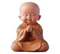 RLKHXBS Tabletop Zen Wisdom Little Monk Decoration Ancient Style Buddha Cute Living Room Study Desktop Decoration Creative Blessing Gift Statue of Wealth Statues