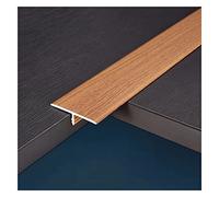 RLKHXBS Threshold Transition Strips T Molding Floor Transition Strip Aluminum Threshold Strips Flat Cinch Seam Cover Laminate Flat Carpet Trim for Wood Vinyl Laminate Floors
