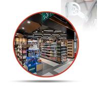 RLKHXBS, Traffic Mirror, Security Blind Spot Mirror, 230° Adjustable Wide Angle View, Traffic Mirror for Wall,Driveway,Garage,Street,Store,Office,Parking