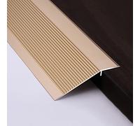 RLKHXBS Transition Strip for Uneven Floors, Aluminum Doorway Threshold, Non Slip Reducer Flute for Laminate Flooring, Carpet to Tile/Patio Door/Robot Thru