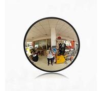 RLKHXBS Wide Angle Rearview Mirror, Acrylic Traffic Mirror, Indoor Circular Black, Diameter Blind Spot Mirror