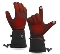 Rlligofe Heated Gloves for Men and Women - Rechargeable Electric Battery, Heated Glove Liners with 3 Heat Settings for Skiing, Work & Outdoor Winter Activities, Hand Warmer