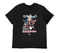 RlMI LINMY Cody Rhodes American Nightmare Wrestling Adult Men's T Shirt T-Shirt Black S