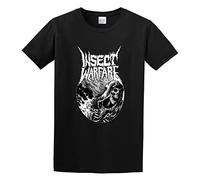 RlMI LINMY Insect Warfare Nuclear Assault O-Neck 100% Cotton Short Sleeve Unisex T-Shirt XXL Black