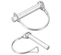 RLMVGBX 10mm x 60mm Zinc Plated Shaft Locking Coupler Pin for Trailers