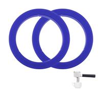 RLMVGBX 2-Pack Silicone Coffee Group Head Seal Gasket for Gaggia Classic VBM Faema E61 E98 Espresso Machines, Food-Grade Replacement Part for Leak Prevention Maintenance, Navy Blue