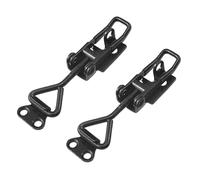 RLMVGBX Toggle Latch Clamps, Adjustable Black Metal, 2 Pack, 102 mm